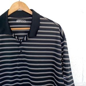 Nike Golf Nike Fit-Dry Striped Polo Shirt